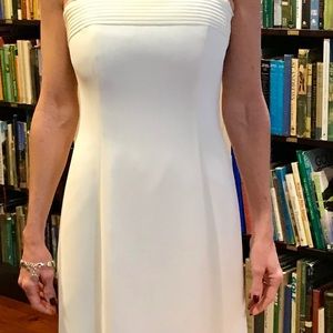 Winter white evening down